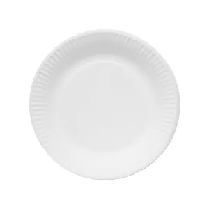 Assiette carton 18 cm couche PE